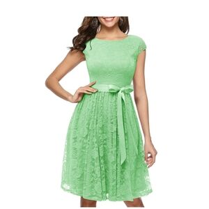 Green Lace Dress
